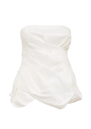 Acler Dorval strapless top - White