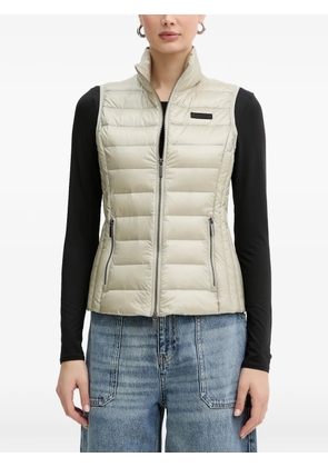 Armani Exchange slim-fit quilted gilet - Neutrals