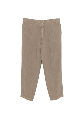 Costumein elasticated-waistband straight-leg trousers - Neutrals