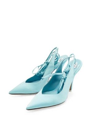 The Attico Venus crystal-embellished pumps - Blue