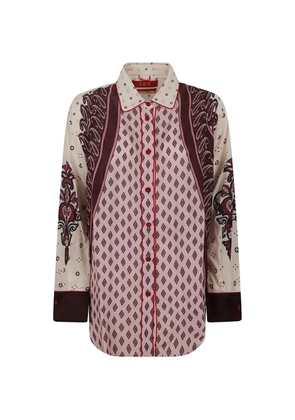 F.R.S For Restless Sleepers paisley-print geometric-pattern shirt - Pink