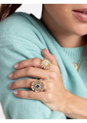 Harwell Godfrey Petunia tanzanite and sapphire ring - Gold