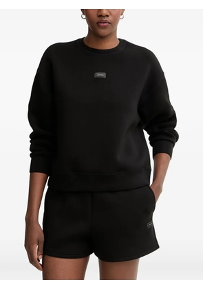 Armani Exchange logo-patch sweatshirt - Black