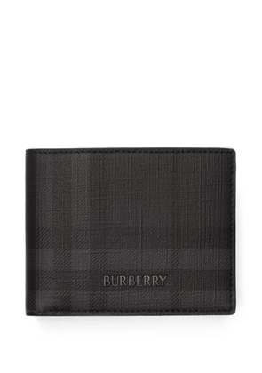Burberry City Check slim bifold wallet - Black
