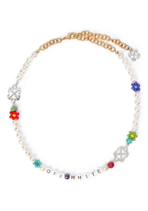 Off-White Arrow beaded necklace