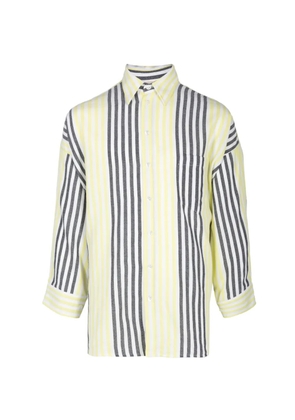 Marrakshi Life stripe-pattern shirt - Yellow