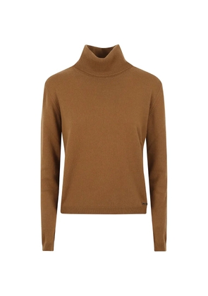 Kiton roll-neck knitted - Brown