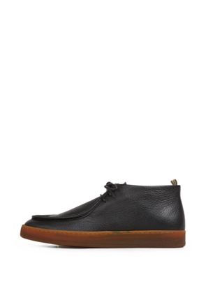 Officine Creative Ambrie pebbled leather boots - Black