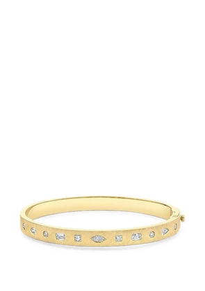 Logan Hollowell Diana diamond bangle bracelet - Gold
