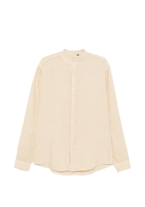 Costumein band-collar long-sleeve shirt - Neutrals