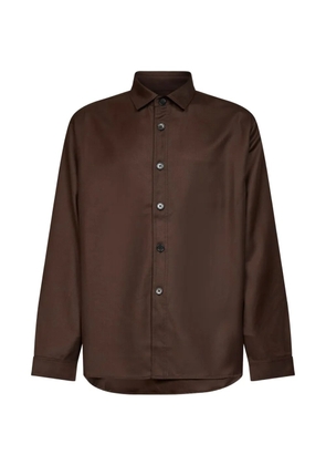 ROSE BURRITO button-fastening long-sleeve shirt - Brown