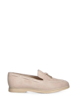 GUESS USA Aryanai suede loafers - Neutrals