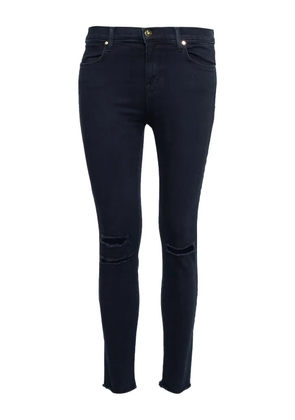 J Brand distressed buttoned slim-fit jeans - Blue