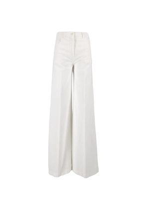 ASPESI wide-leg high-waisted trousers - White
