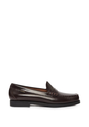 G.H.Bass Larson Flag leather loafers - Brown