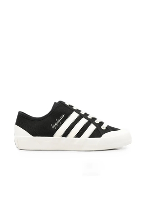 Y-3 Nisi LO signature-print stripe-detail sneakers - Black