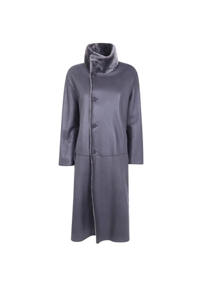Giorgio Armani reversible lamb-fur coat - Brown