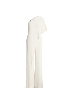 Lauren Ralph Lauren one-shoulder ruffled jumpsuit - Neutrals