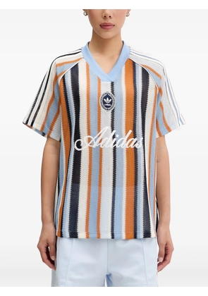 adidas Originals summer glow knitted oversized jersey - Blue