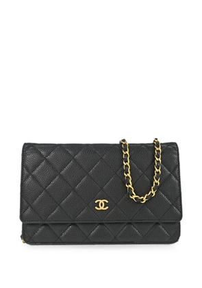 CHANEL Pre-Owned 2016 Classic wallet-on-chain shoulder bag - Black