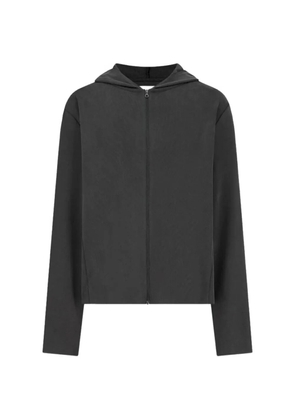 Amomento zip-up jersey hoodie - Grey