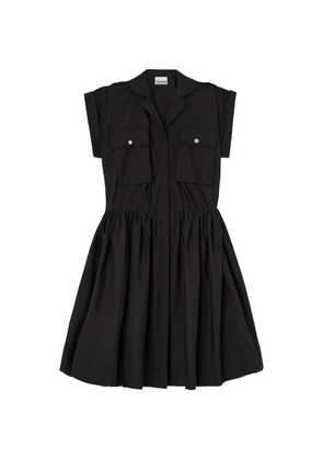 GANNI dress in black cotton
