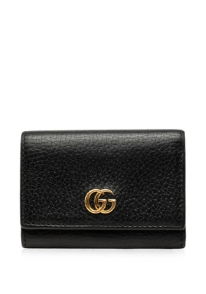 Gucci Pre-Owned 2016-2026 GG Marmont Trifold Compact Wallet small wallets - Black