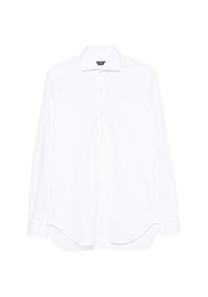 Barba spread-collar shirt - White