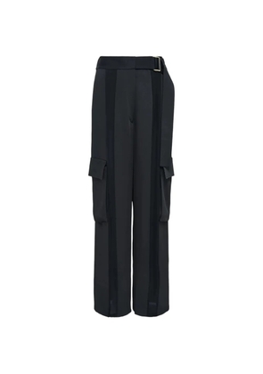 Club21 Stephanie belted wide-leg cargo pants - Black