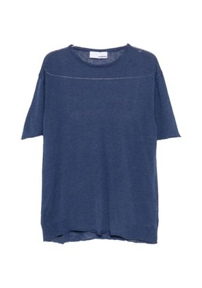 Costumein fine-knit drop-shoulder T-shirt - Blue