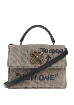 Off-White baby Jitney logo-plaque tote bag - Neutrals