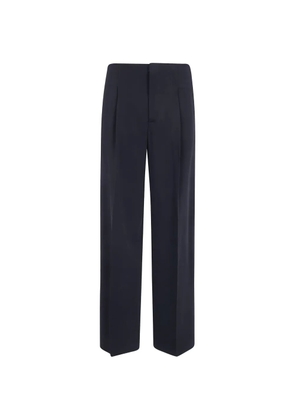 Alberta Ferretti wide-leg pleated tailored trousers - Black