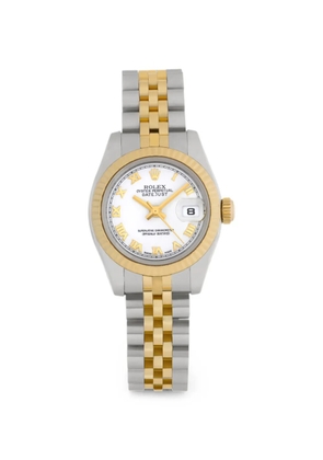 Rolex Datejust fluted bezel 26mm watch - White