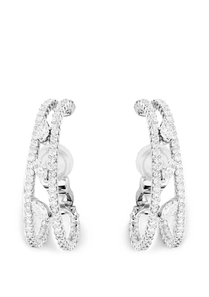 Yeprem diamond hoop earrings - Silver