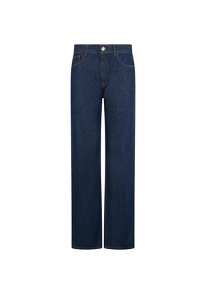 Moorer straight-leg trousers - Blue