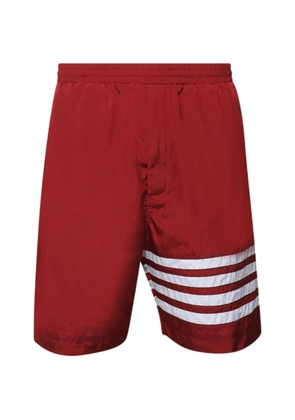 Thom Browne 4-Bar ripstop track shorts - Red