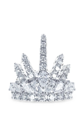 Yeprem Y-Not diamond ring - Silver