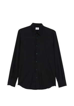 Mazzarelli long-sleeve button-up shirt - Blue