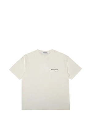 District Vision eye-printed T-shirt - Neutrals