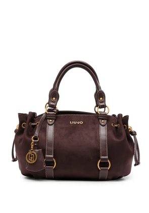 LIU JO small logo-plaque tote bag - Red
