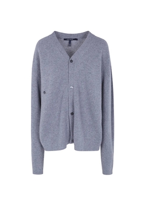 Sofie D'hoore button-fastening wool cardigan - Grey