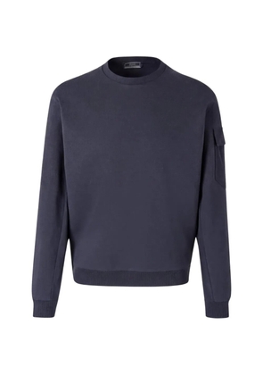 Herno flap-pocket sweatshirt - Blue