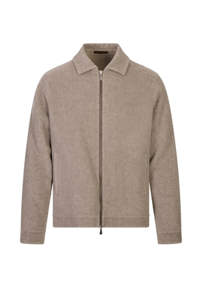 Fedeli zip-up shirt-style jacket - Neutrals