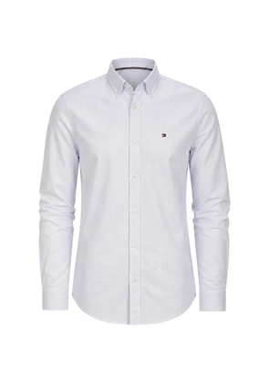 Tommy Hilfiger embroidered-logo button-down shirt - White