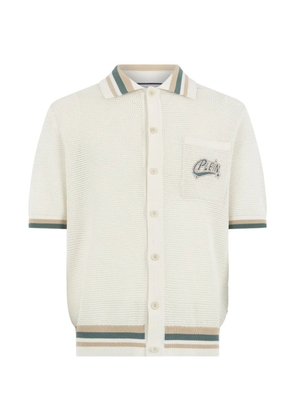 Philipp Plein logo-star patch short-sleeve shirt - Neutrals