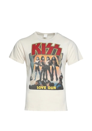 MadeWorn KISS graphic-print T-shirt - Neutrals