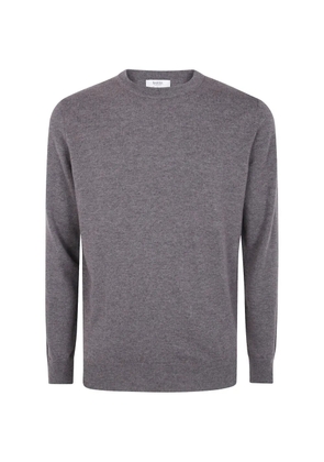 Barba wool crew-neck sweater - Grey