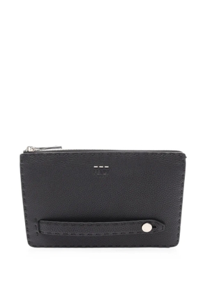 Fendi Pre-Owned 2010s Selleria slim clutch bag - Black