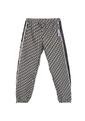 Christian Dior Pre-Owned 2010s Oblique track pants - Blue
