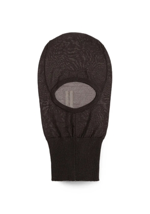 Rick Owens fine-knit cashmere balaclava - Brown